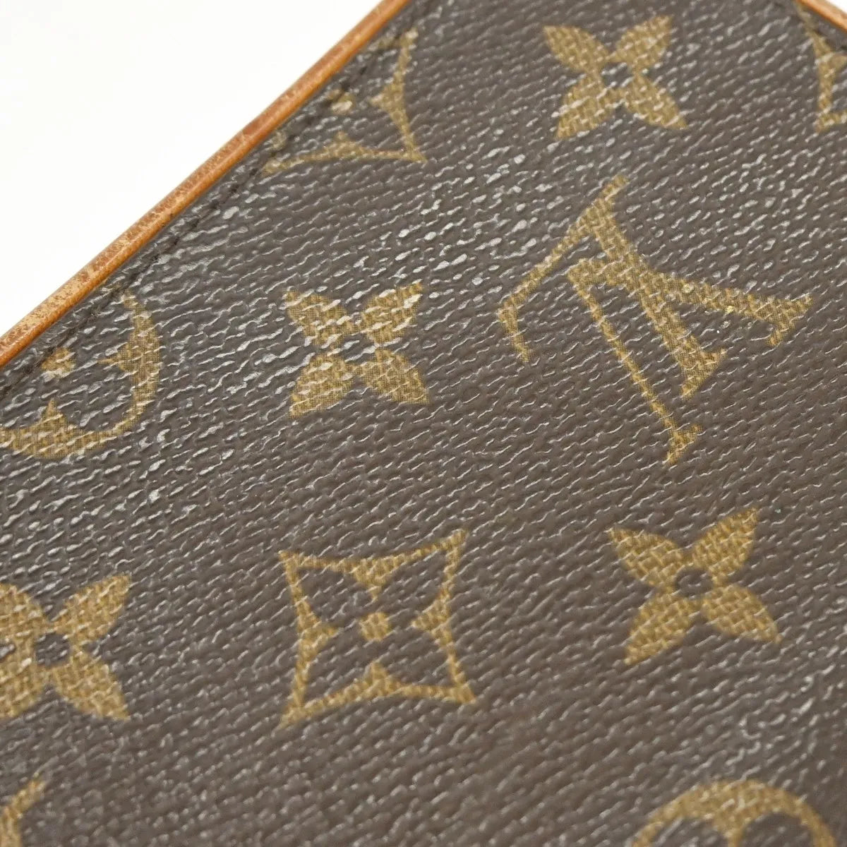 Louis Vuitton Twin Monogram Canvas Brown Canvas Clutche & Pouche Bag (Pre-Owned)