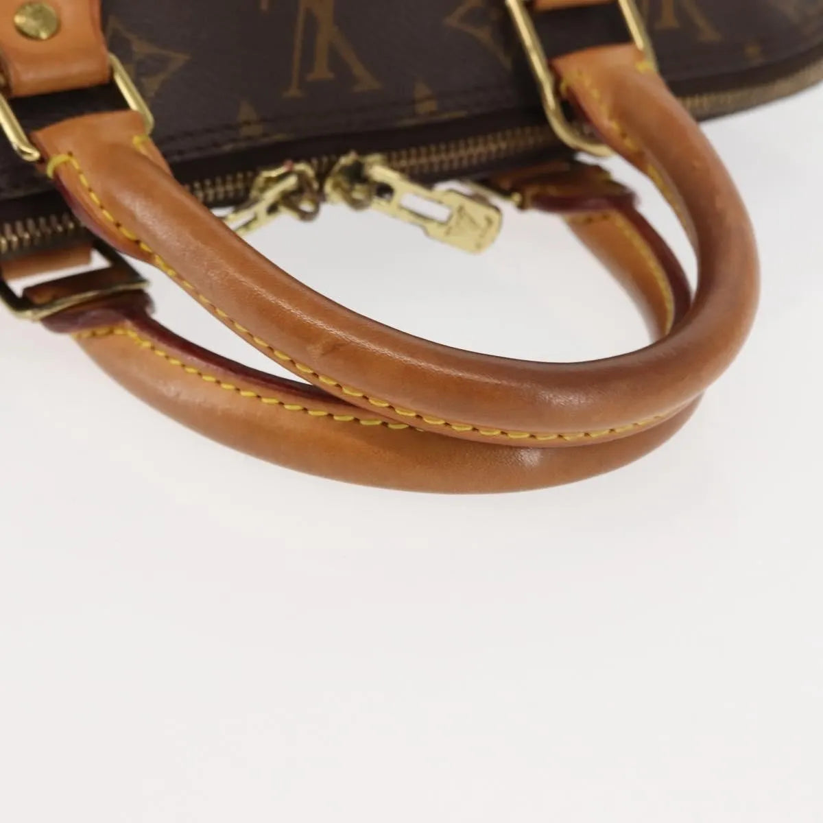 Louis Vuitton Alma Monogram Canvas Brown Canvas Handbag (Pre-Owned)