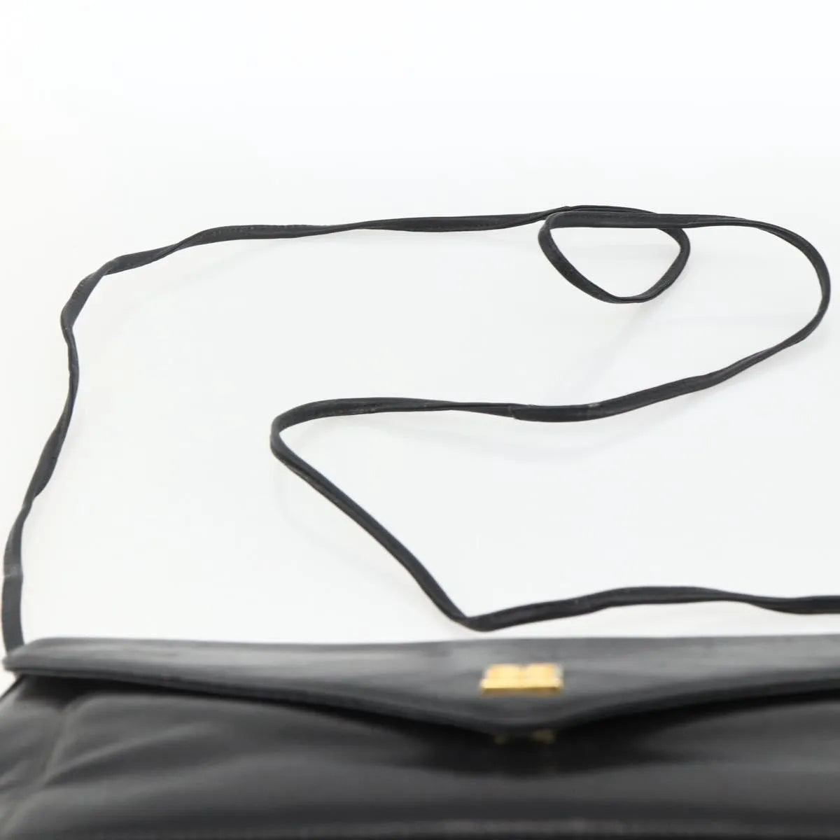Givenchy Vintage 4G Leather Black Leather Shoulder Bag Bag (Pre-Owned)