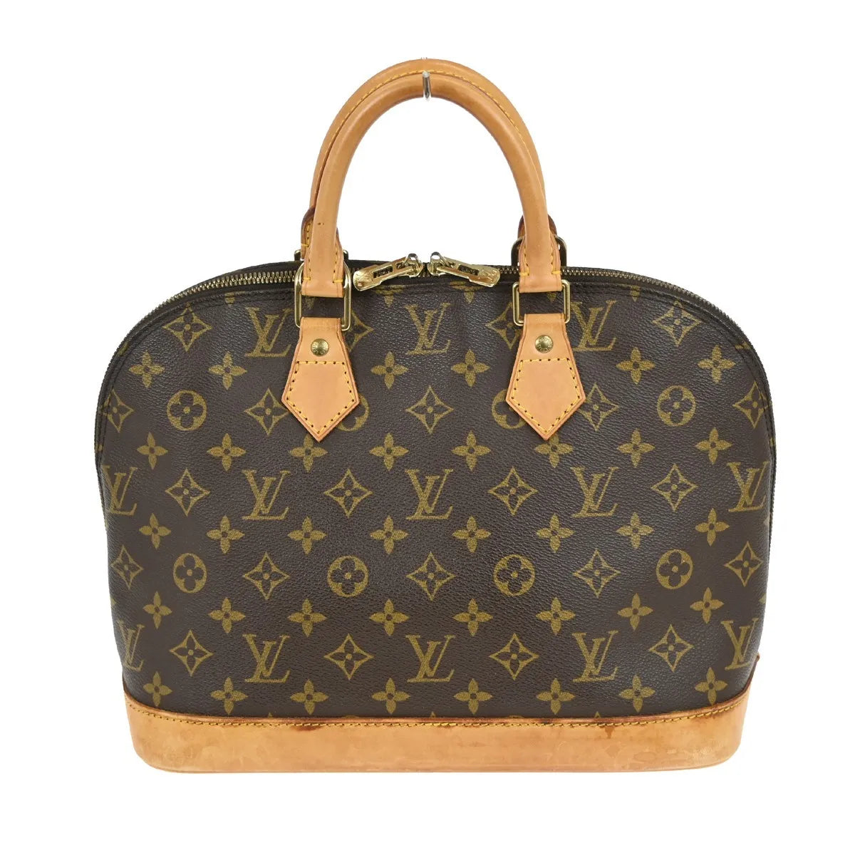 Louis Vuitton Alma Monogram Canvas Brown Canvas Handbag (Pre-Owned)
