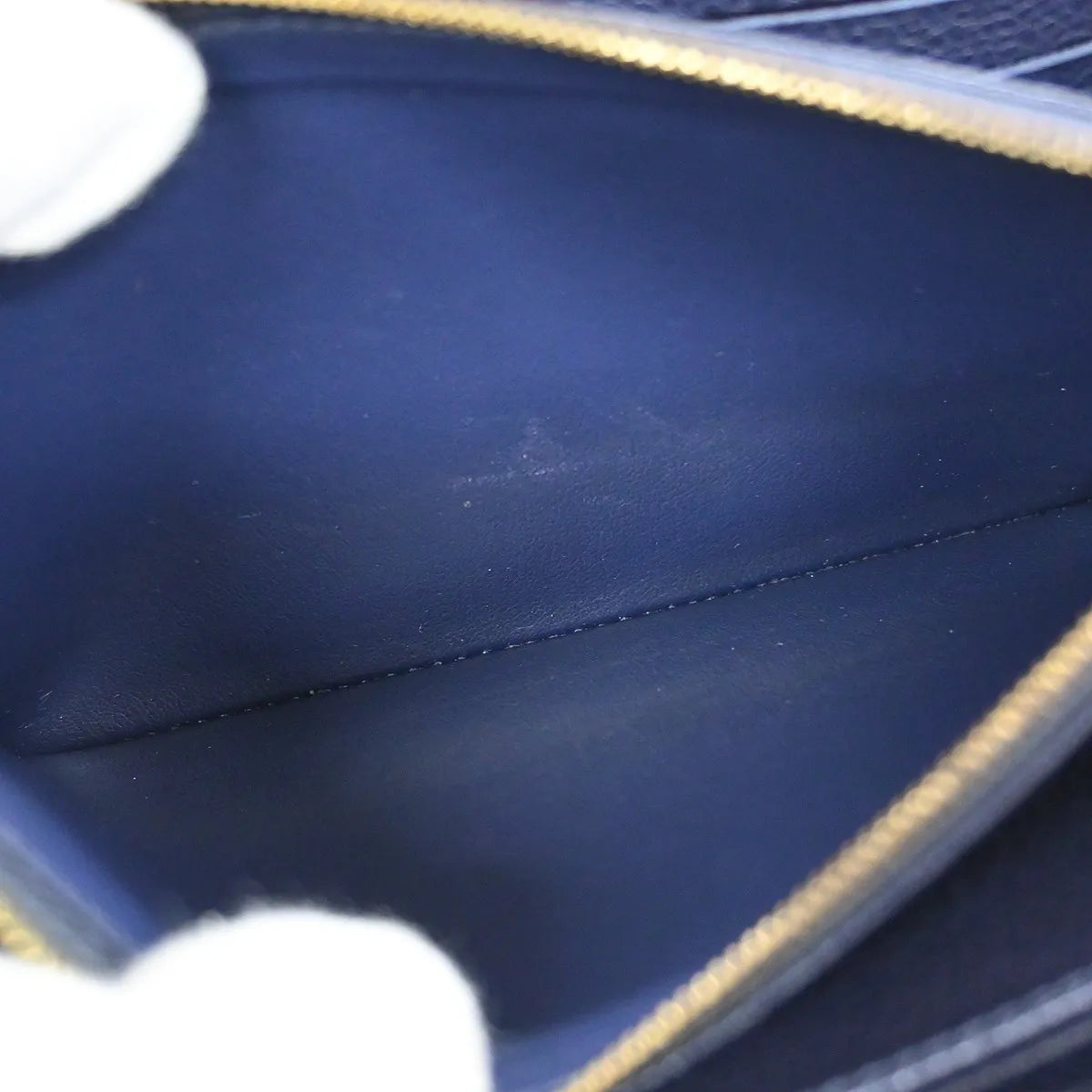 Louis Vuitton Portefeuille Zippy Monogramme Empreinte Monogramme Empreinte Navy Leather Wallets Accessory (Pre-Owned)