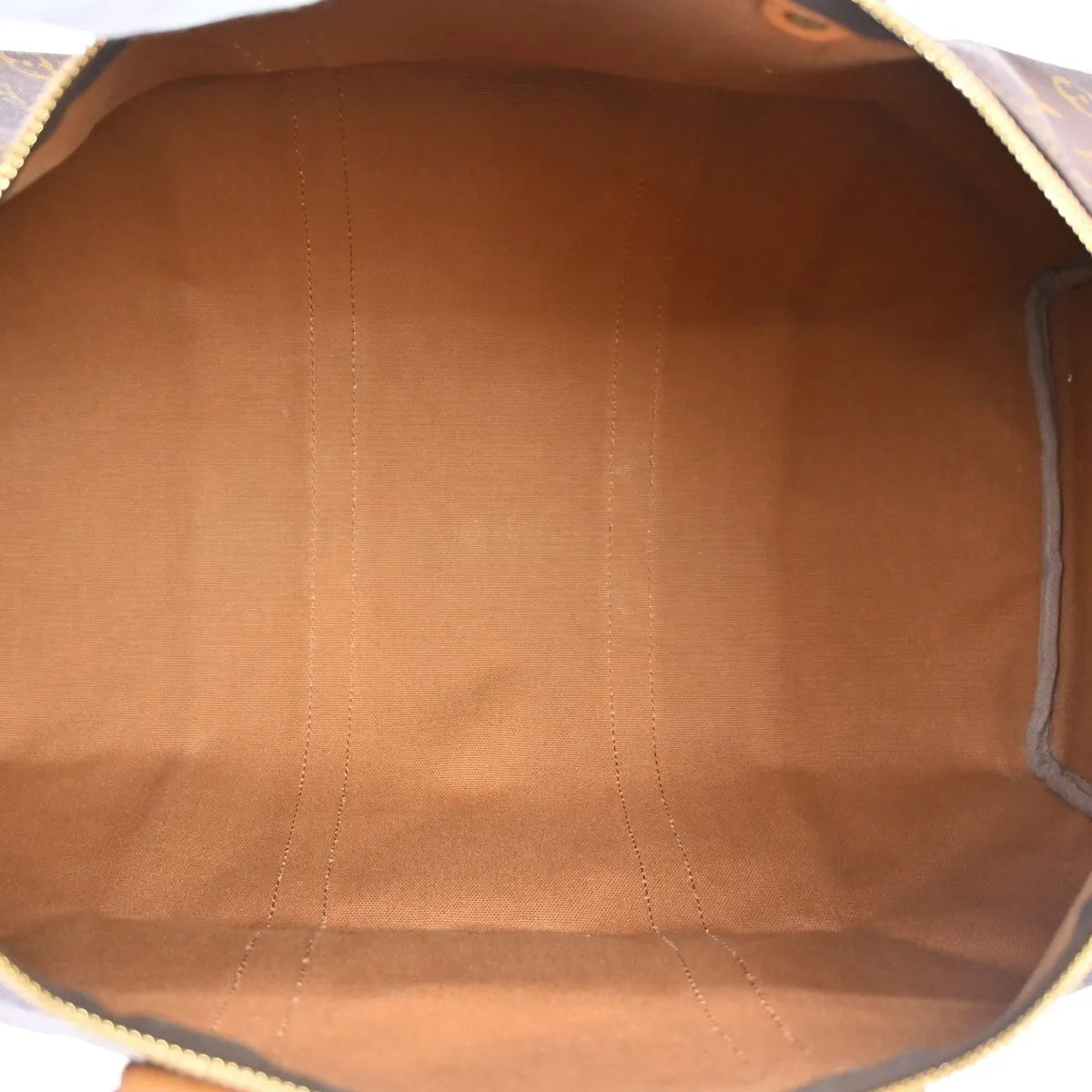 Louis Vuitton Keepall Monogram Brown Canvas Travel Bag Bag (Pre-Owned)