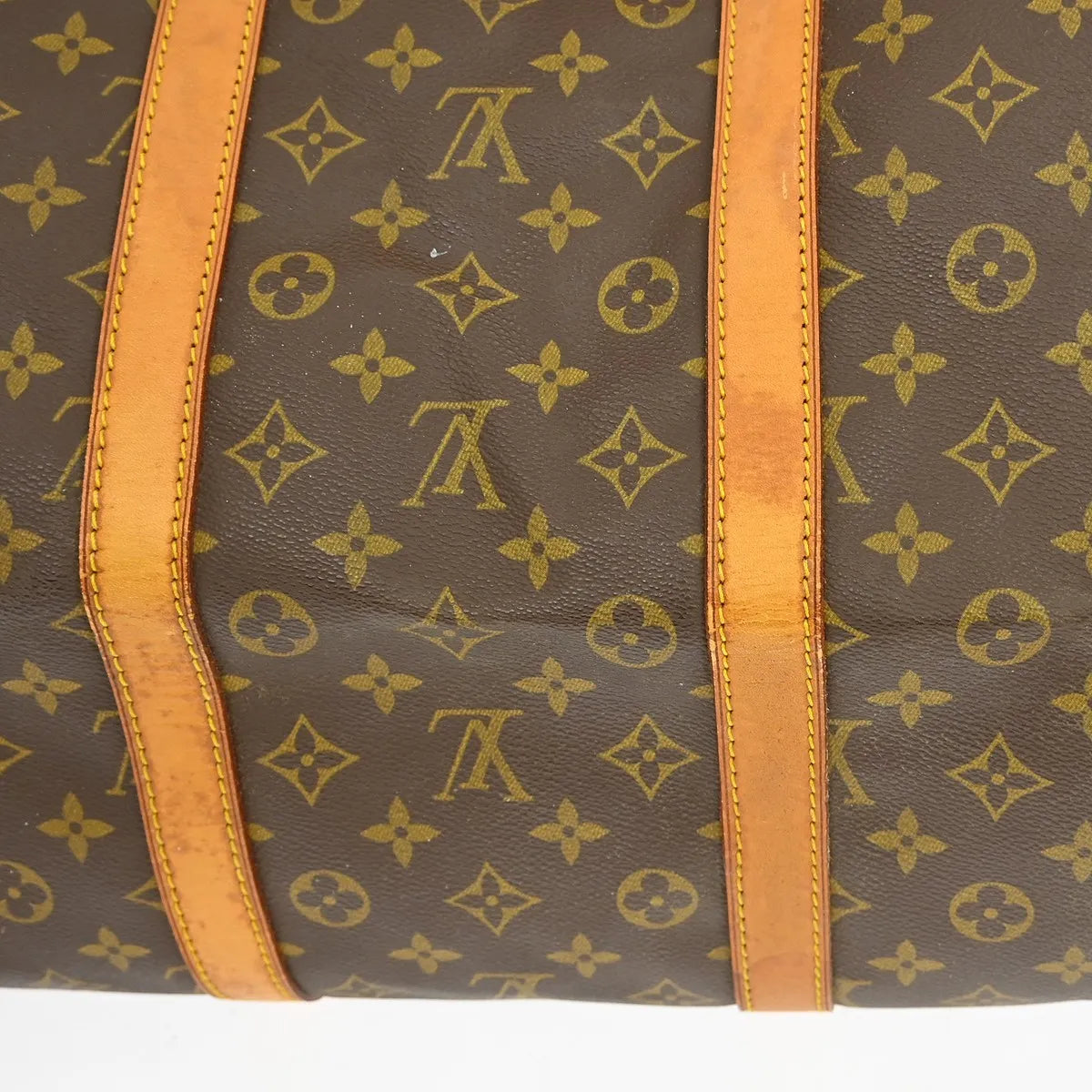 Louis Vuitton Keepall Monogram Canvas Brown Canvas Travel Bag Bag (Pre-Owned)
