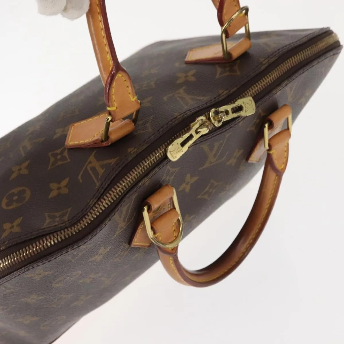 Louis Vuitton Alma Monogram Canvas Brown Canvas Handbag (Pre-Owned)
