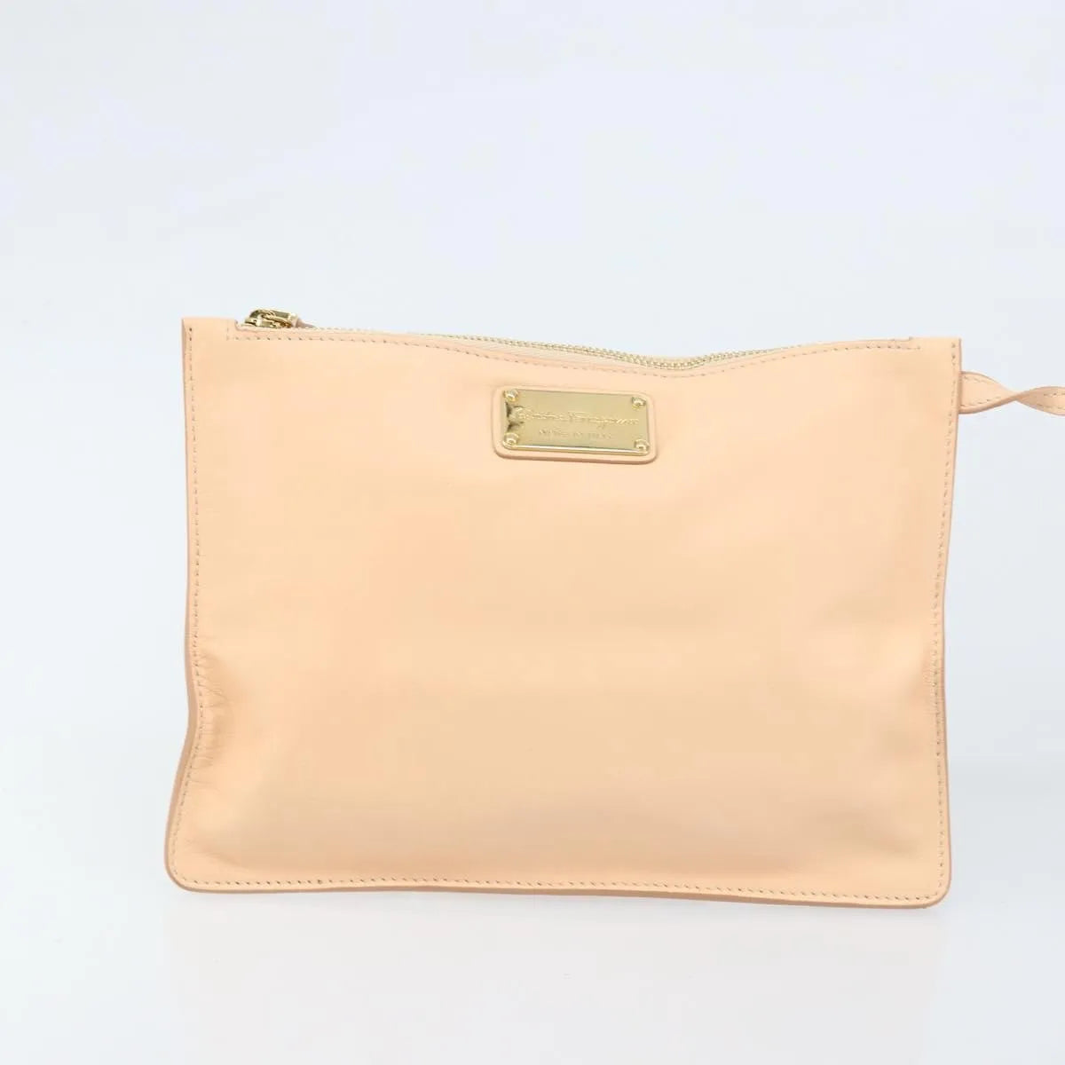 Salvatore Ferragamo Sookie Satchel Leather Pink Leather Handbag (Pre-Owned)