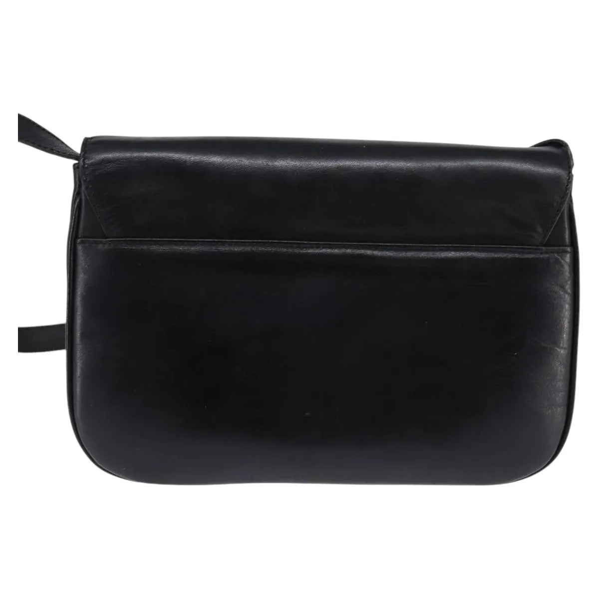 Celine Vintage Leather Black Leather Shoulder Bag Bag (Pre-Owned)