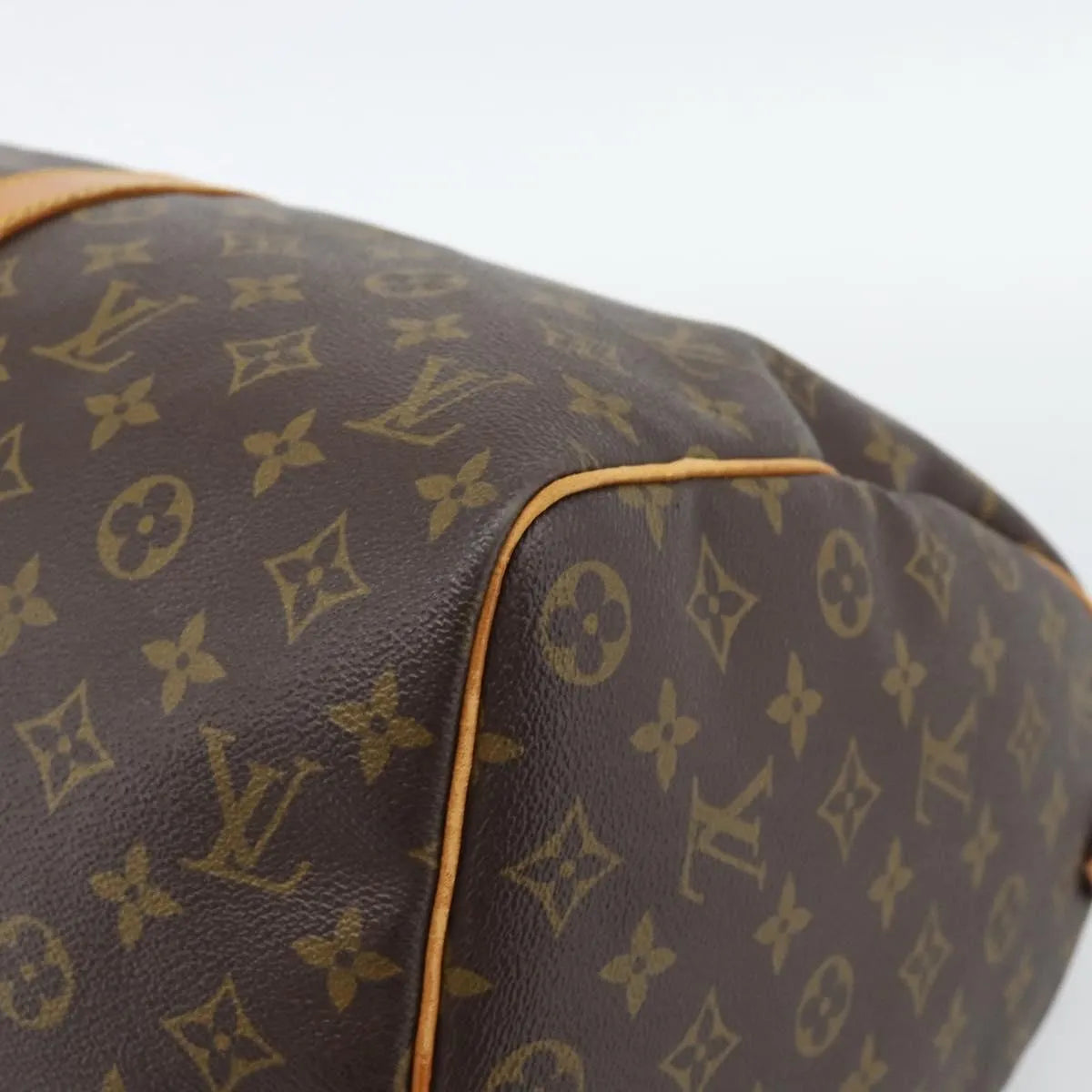 Louis Vuitton Keepall Monogram Brown Canvas Travel Bag Bag (Pre-Owned)