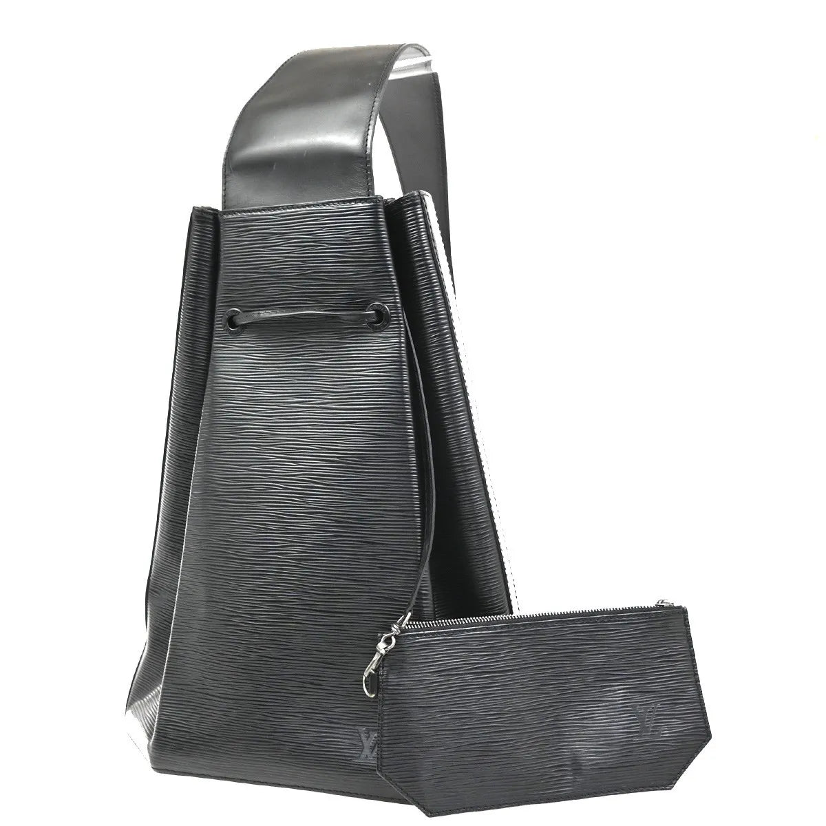 Louis Vuitton Sac A Dos Drawstring Epi Leather Black Leather Backpack Bag (Pre-Owned)