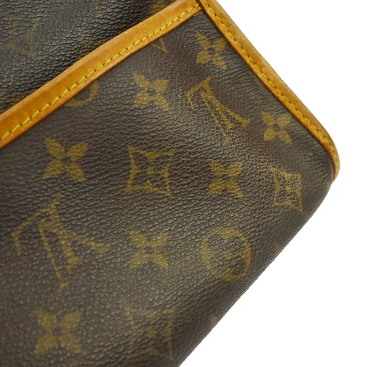 Louis Vuitton Popincourt Monogram Canvas Brown Canvas Shoulder Bag Bag (Pre-Owned)