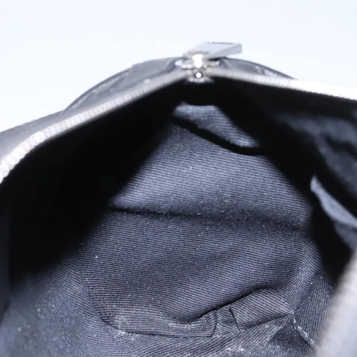 Versace La Greca Leather Black Leather Shoulder Bag Bag (Pre-Owned)