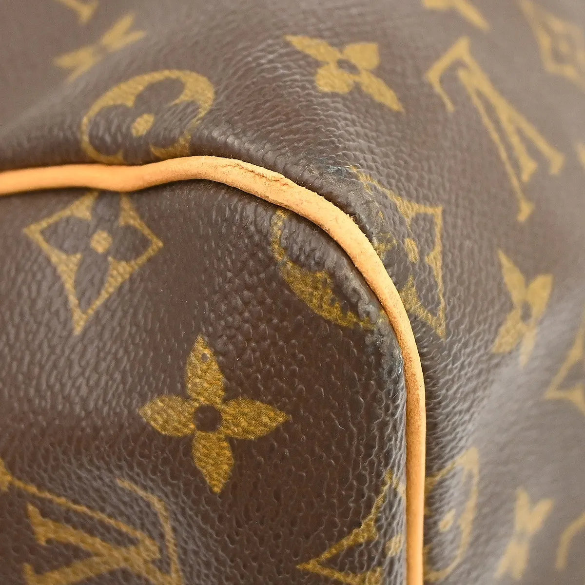 Louis Vuitton Keepall Bandouliere Bag Monogram Canvas Brown Canvas Travel Bag Bag (Pre-Owned)