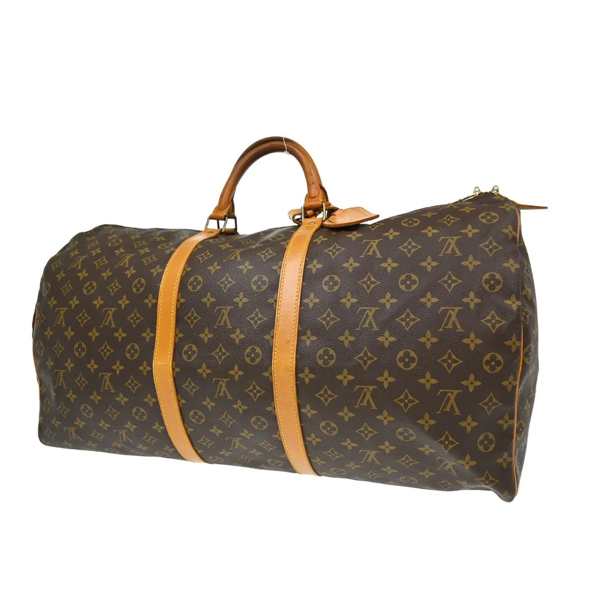 Louis Vuitton Keepall Monogram Canvas Brown Canvas Travel Bag Bag (Pre-Owned)