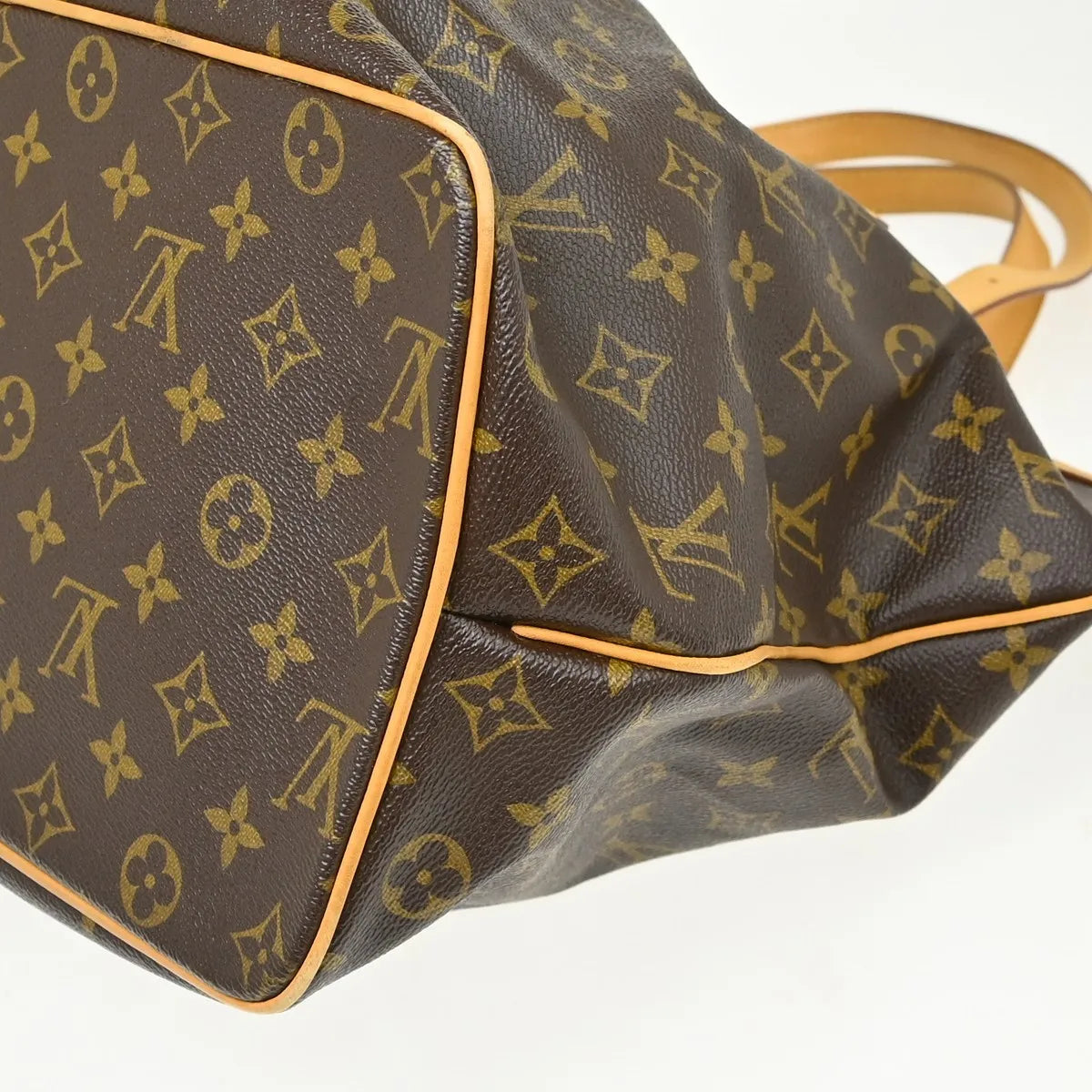 Louis Vuitton Palermo Monogram Canvas Brown Canvas Tote Bag Bag (Pre-Owned)