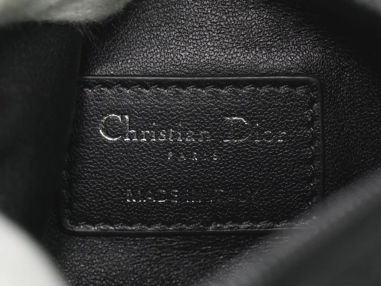 Christian Dior Diortravel Nomad Macrocannage Quilt Calfskin Black Leather Clutche & Pouche Bag (Pre-Owned)