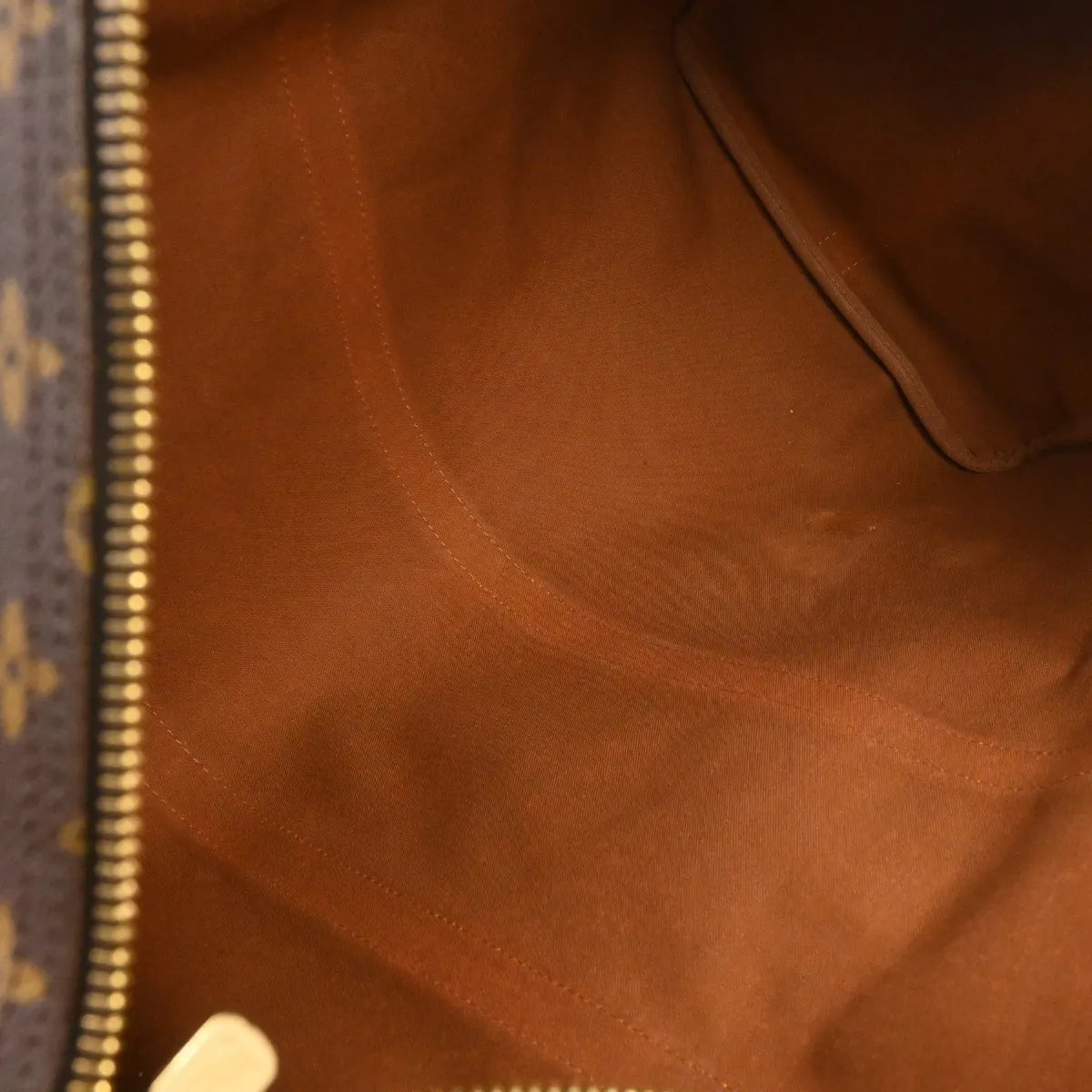 Louis Vuitton Keepall Bandouliere Monogram Canvas Brown Canvas Travel Bag Bag (Pre-Owned)