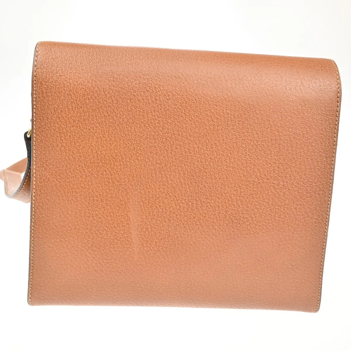 Gucci Vintage Lady Lock Top Handle Leather Brown Leather Shoulder Bag Bag (Pre-Owned)