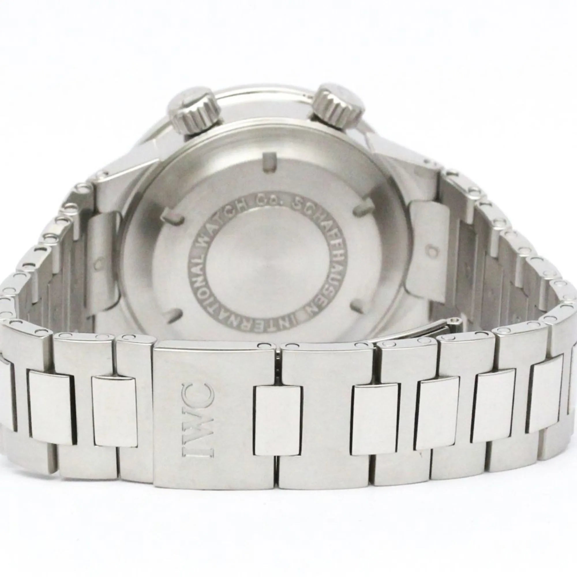 Iwc Schaffhausen Gst Automatic Alarm Stainless Steel Watch (Pre-Owned)