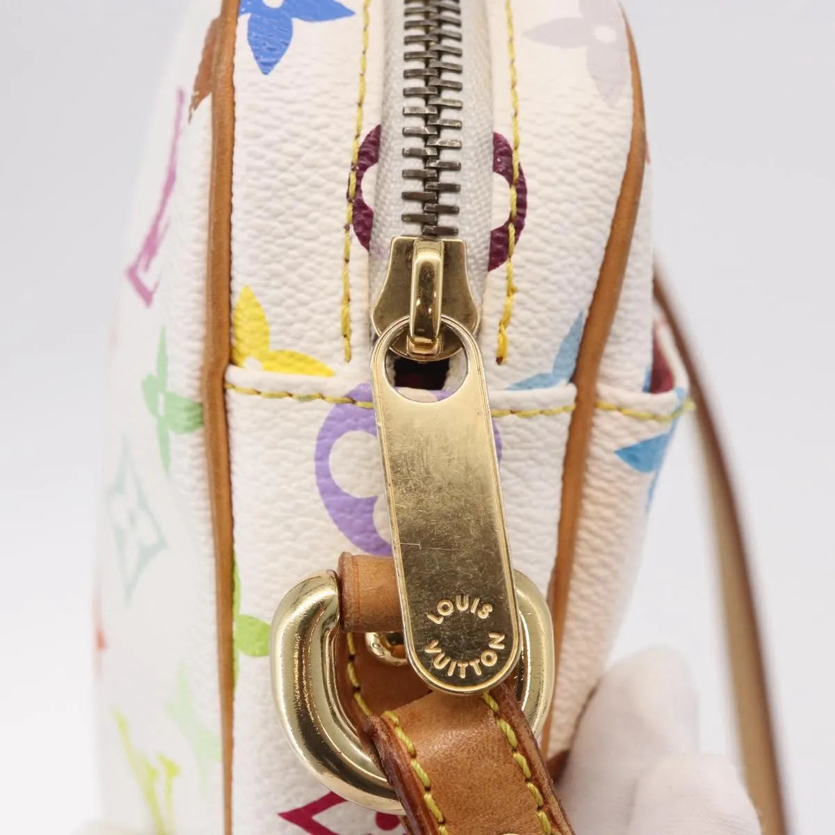 Louis Vuitton Rift Monogram Multicolor White Canvas Shoulder Bag Bag (Pre-Owned)