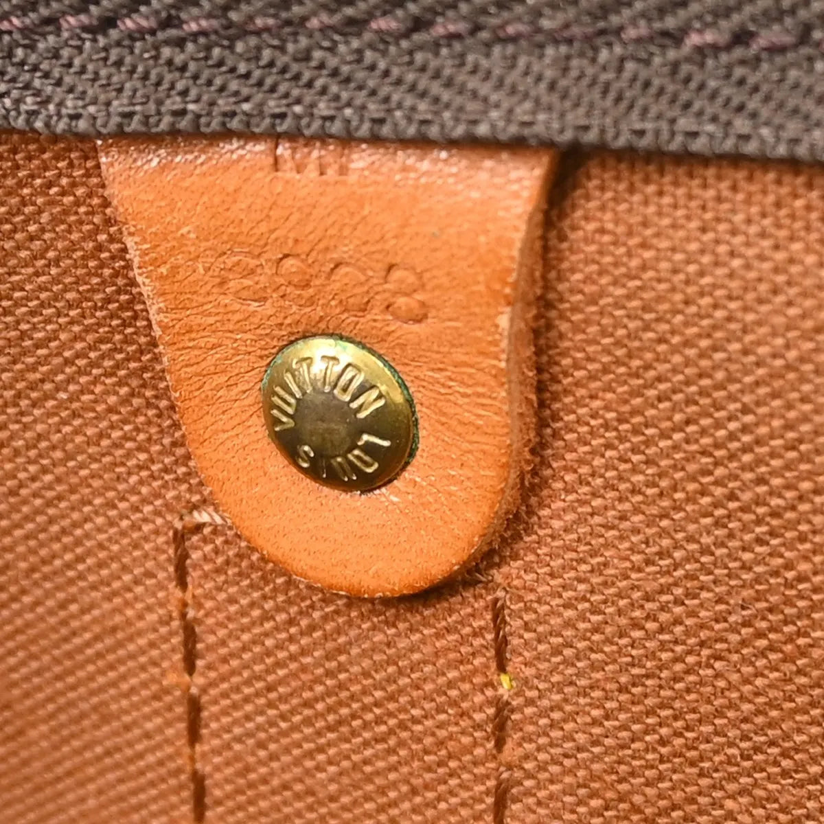 Louis Vuitton Keepall Canvas Brown Canvas Travel Bag Bag (Pre-Owned)