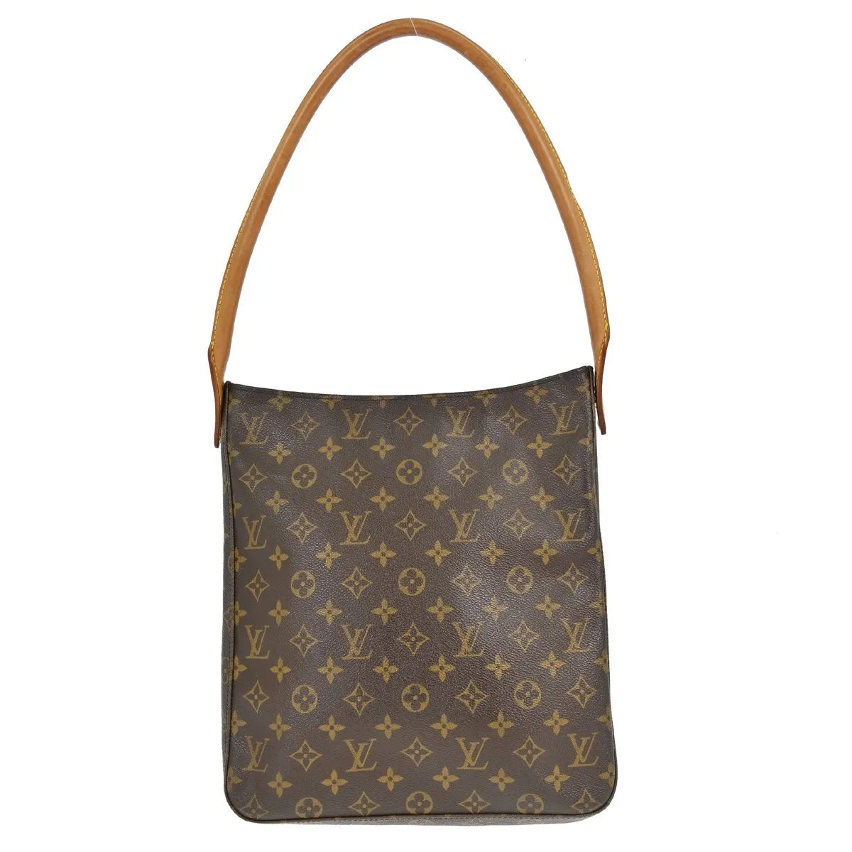 Louis Vuitton Monogram Looping Monogram Canvas Brown Canvas Handbag (Pre-Owned)