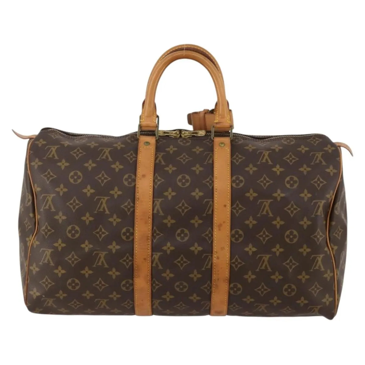 Louis Vuitton Keepall Monogram Canvas Brown Canvas Travel Bag Bag (Pre-Owned)