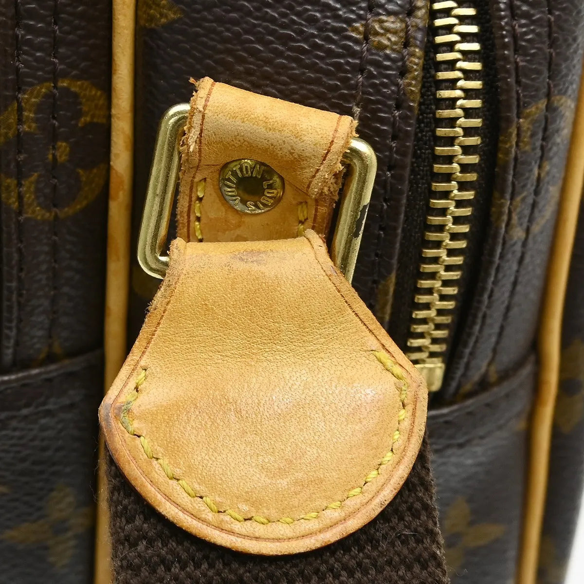 Louis Vuitton Reporter Monogram Brown Canvas Shoulder Bag Bag (Pre-Owned)