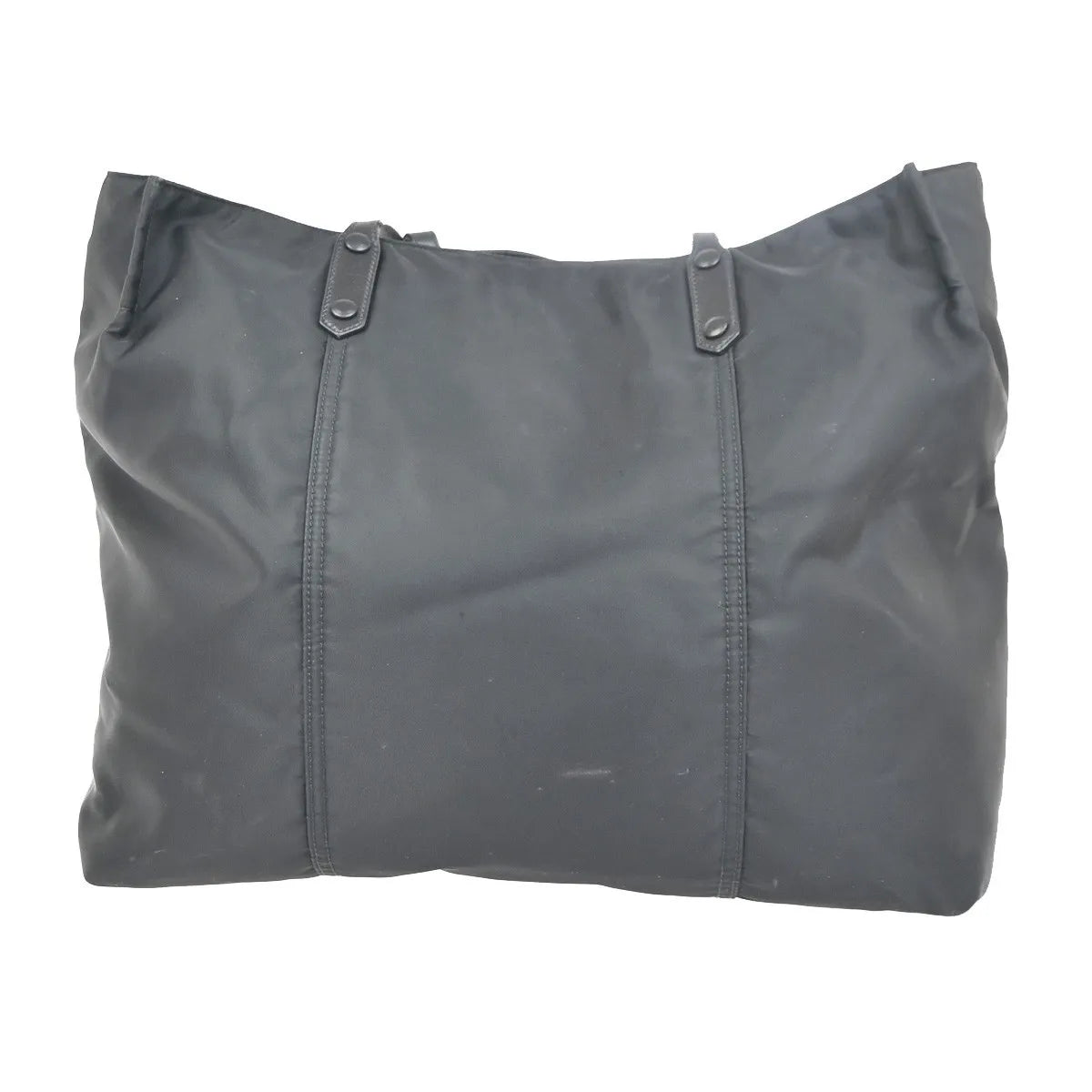 Prada Etiquette Tote Tessuto Black Nylon Tote Bag Bag (Pre-Owned)