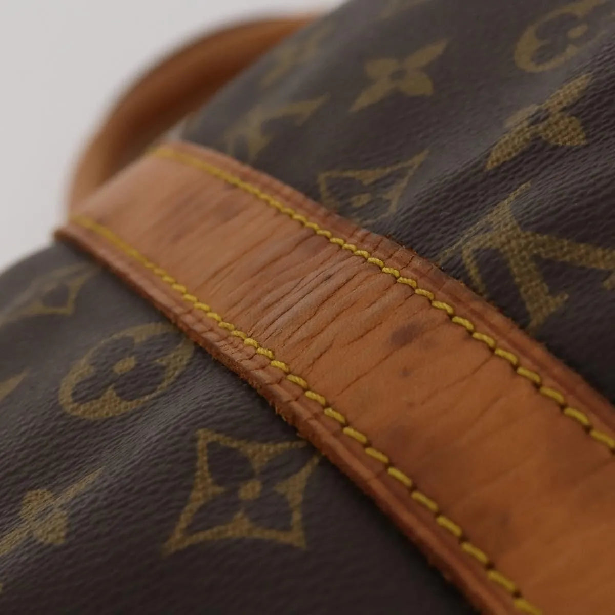 Louis Vuitton Keepall Monogram Canvas Brown Canvas Travel Bag Bag (Pre-Owned)