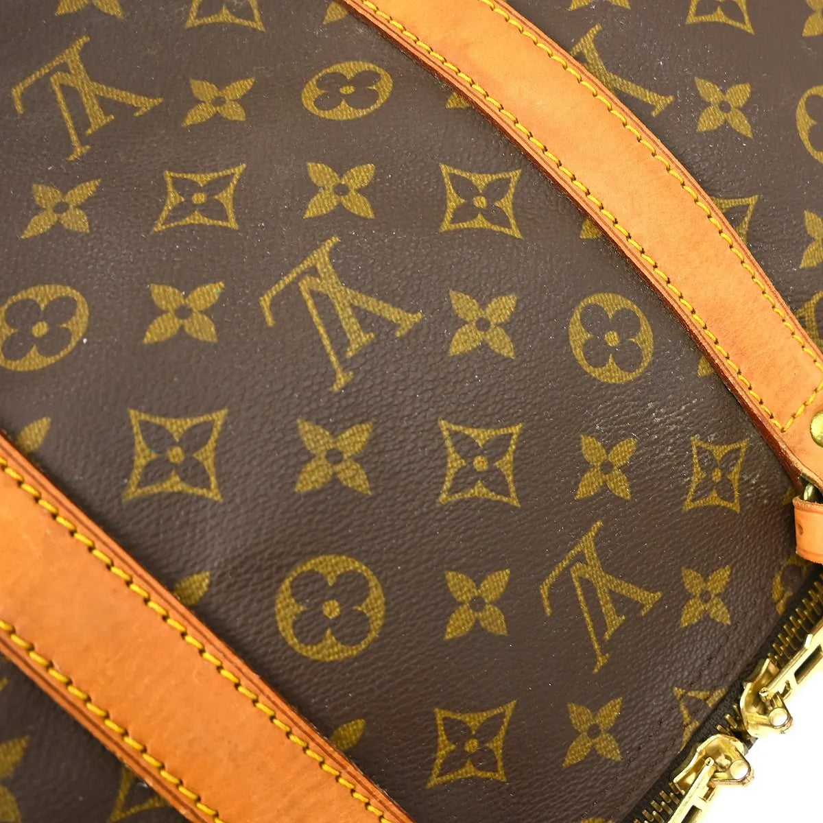 Louis Vuitton Keepall Monogram Canvas Brown Canvas Travel Bag Bag (Pre-Owned)