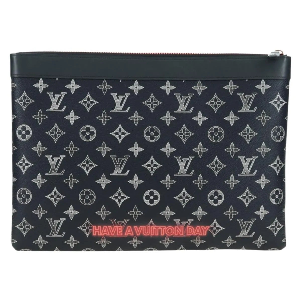 Louis Vuitton Pochette Apollo Limited Edition Upside Down Monogram Ink Navy Canvas Clutche & Pouche Bag (Pre-Owned)