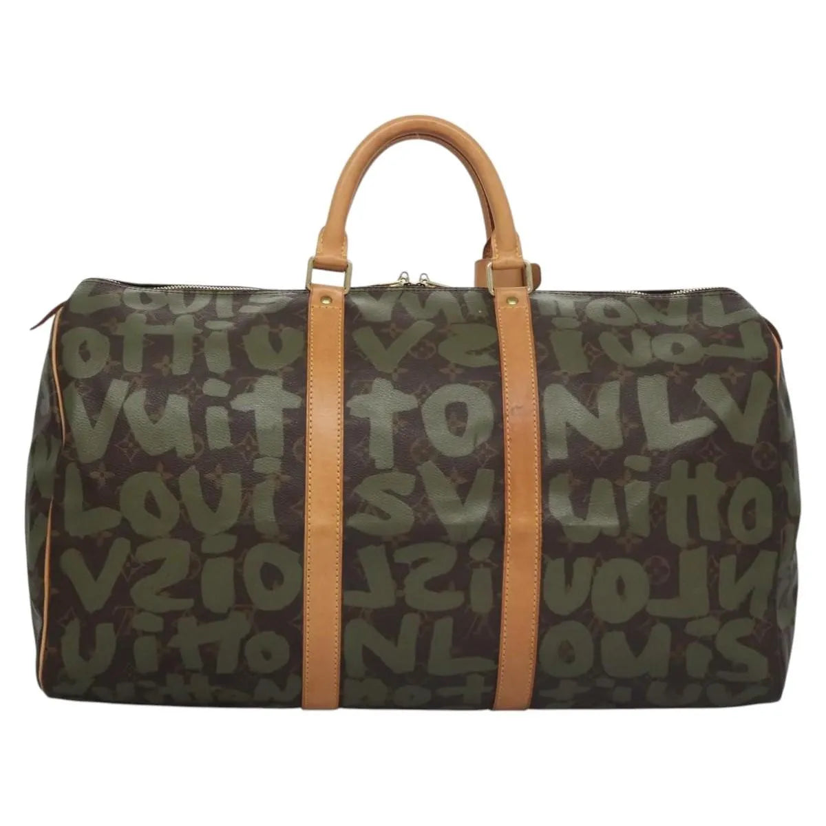 Louis Vuitton Keepall Limited Khaki Canvas Travel Bag Bag (Pre-Owned)