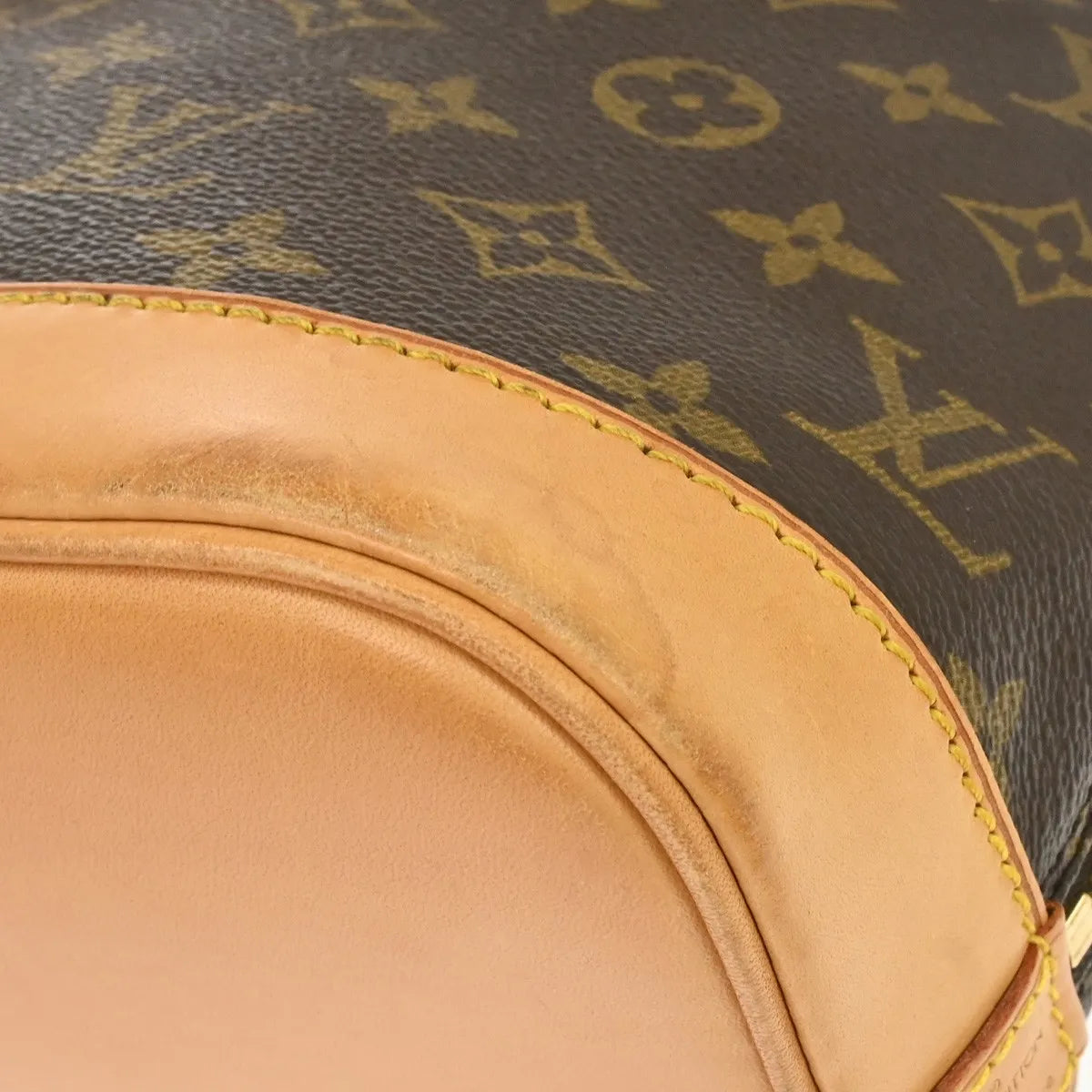Louis Vuitton Vintage Alma Monogram Canvas Brown Canvas Handbag (Pre-Owned)