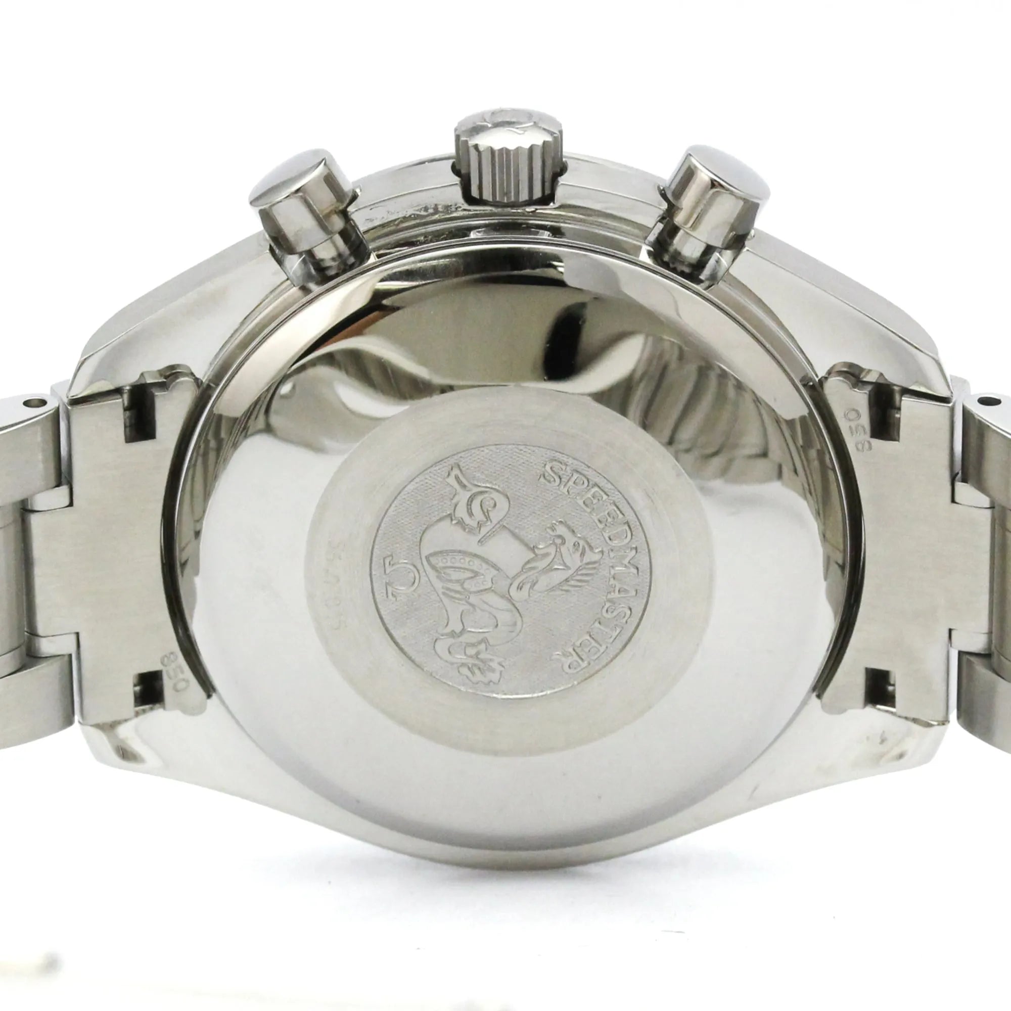 Omega Speedmaster Date/Day-Date Chronograph Automatic Stainless Steel Watch (Pre-Owned)