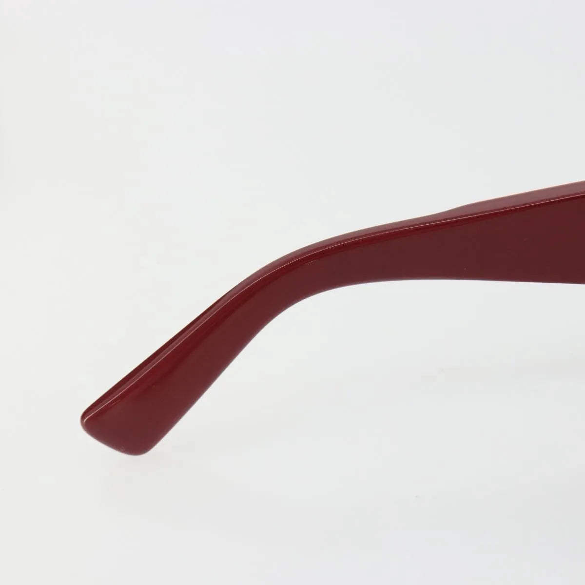 Bottega Veneta Ovale Acetate Red Plastic Sunglasse Accessory (Pre-Owned)