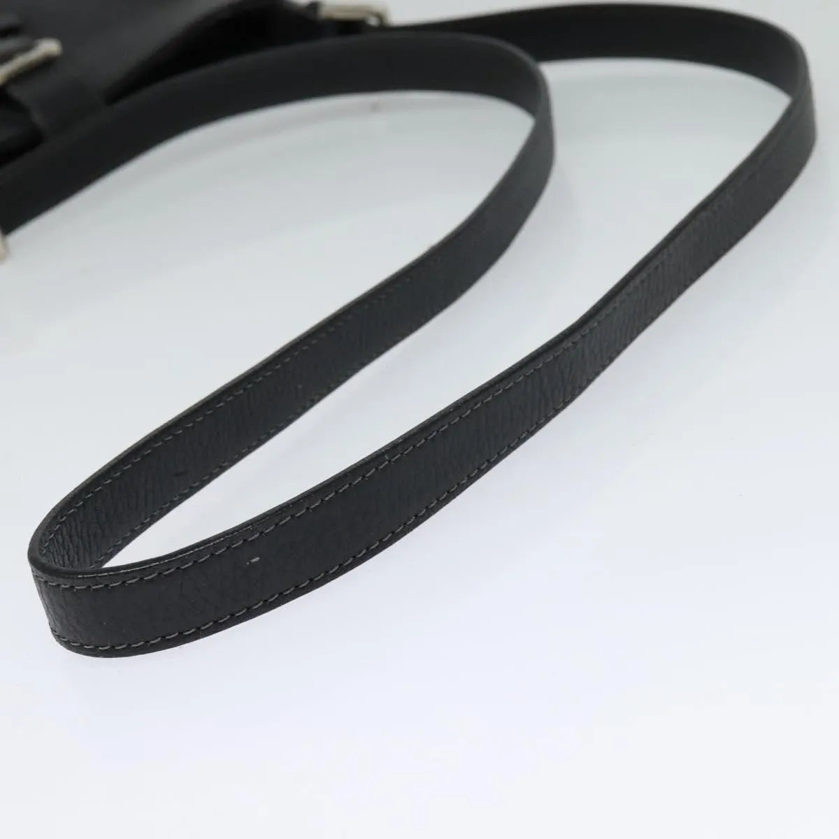 Loewe Vintage Leather Black Leather Shoulder Bag Bag (Pre-Owned)