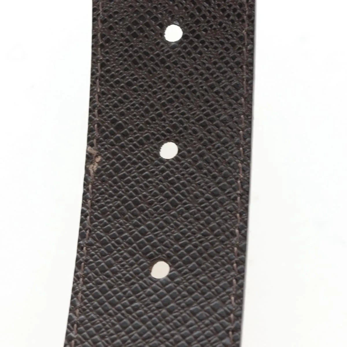 Louis Vuitton Inventeur Belt Damier Ebene Brown Canvas Belts Accessory (Pre-Owned)