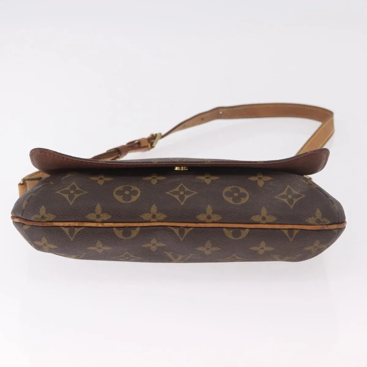 Louis Vuitton Musette Tango Monogram Canvas Brown Canvas Shoulder Bag Bag (Pre-Owned)