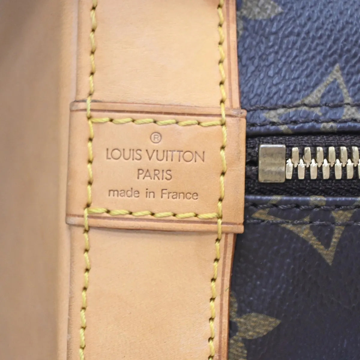 Louis Vuitton Vintage Alma Monogram Canvas Brown Canvas Handbag (Pre-Owned)