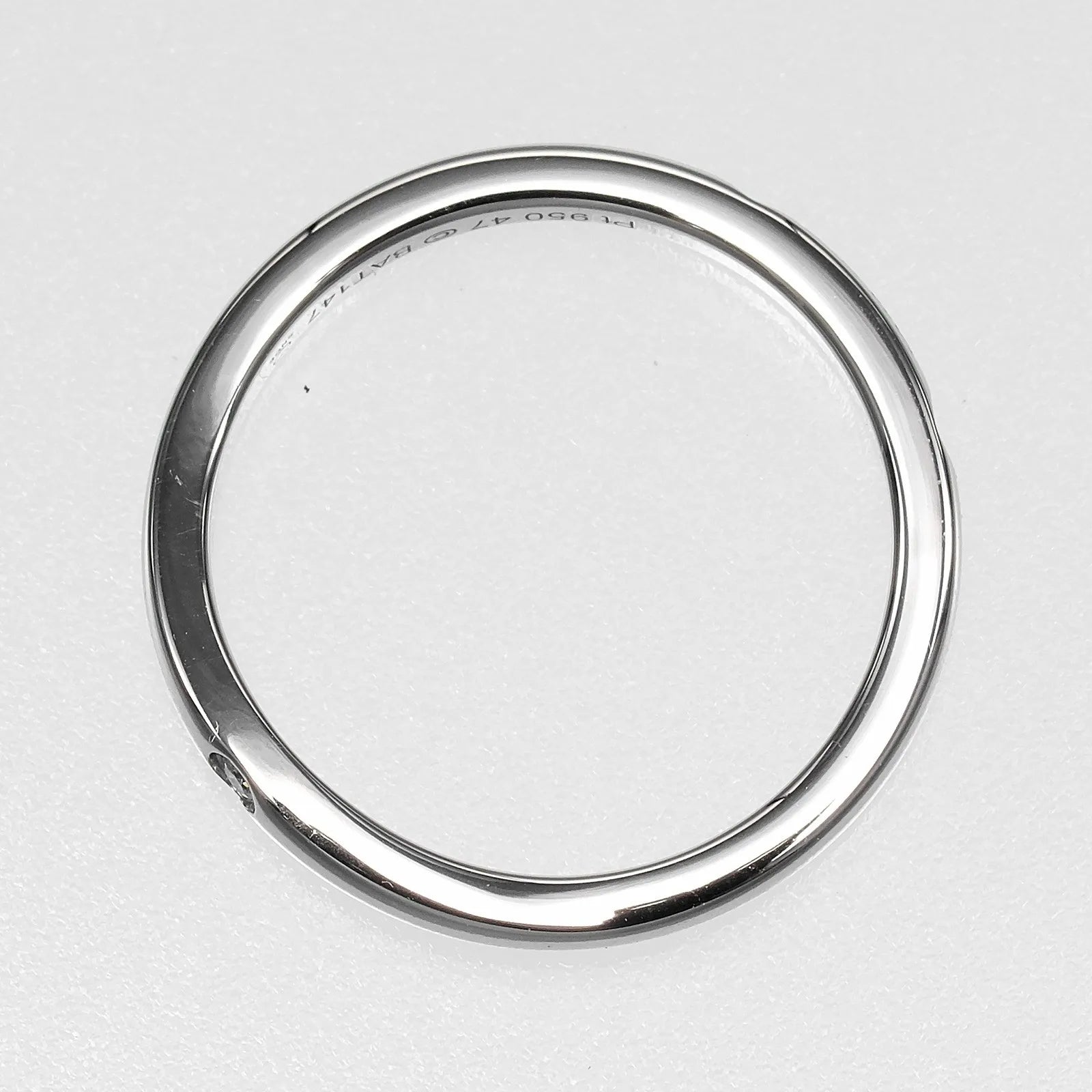 Cartier Ballerine Platinum With Diamond Silver Platinum Ring Jewelry (Pre-Owned)