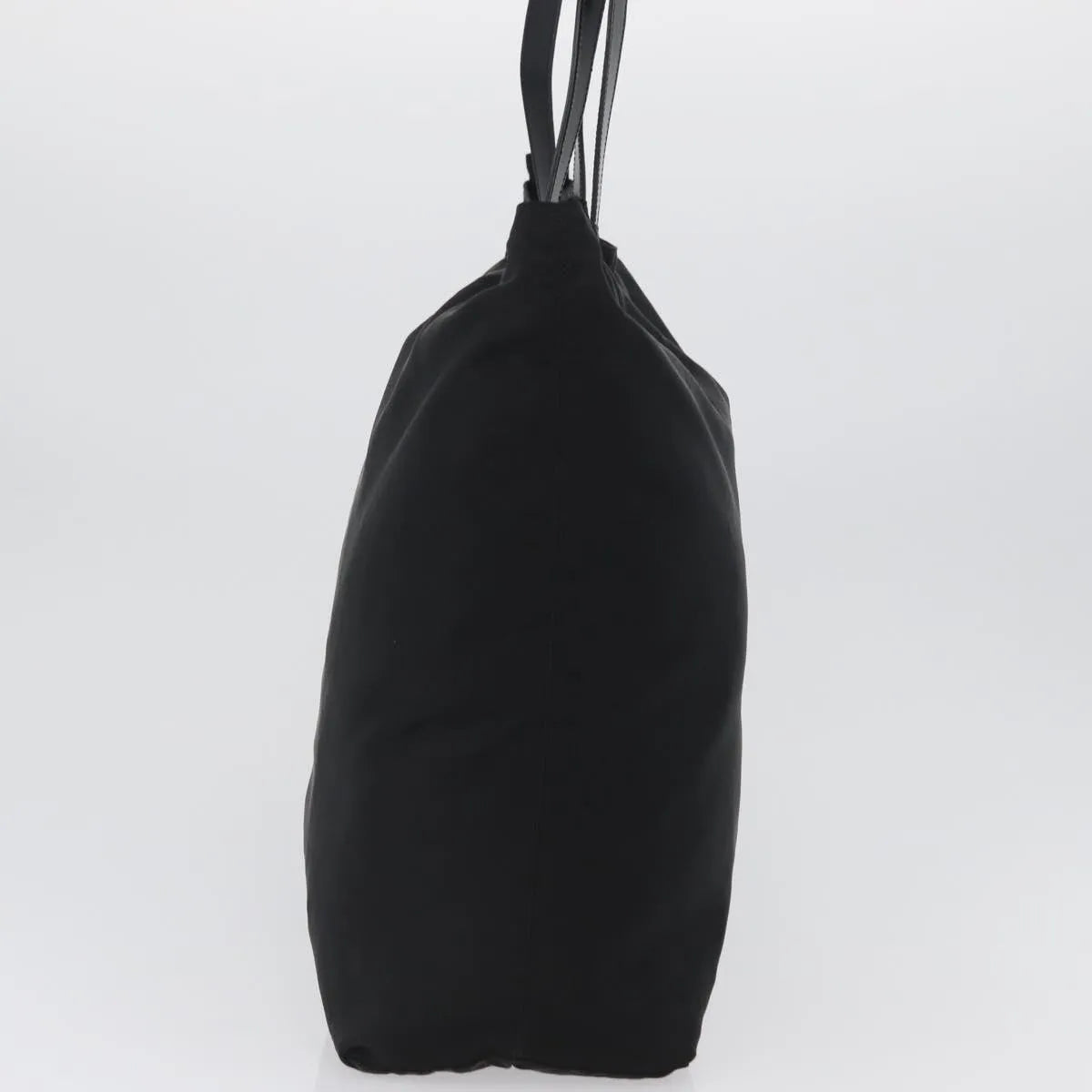 Celine Circle Logo Nylon Black Nylon Tote Bag Bag (Pre-Owned)