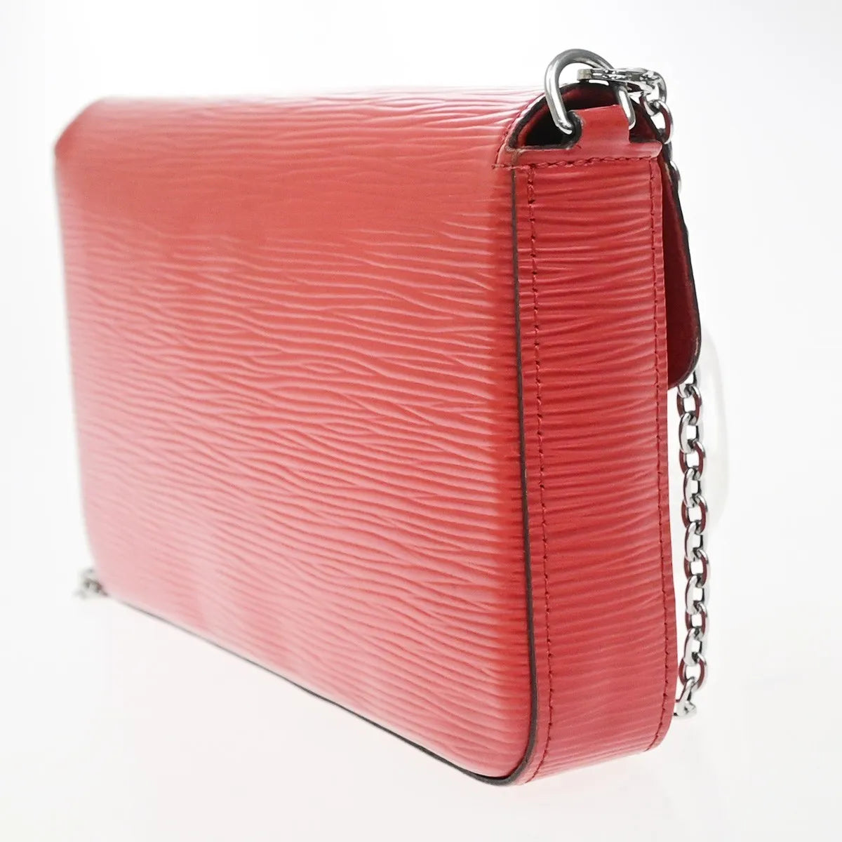 Louis Vuitton Felicie Chain Epi Leather Red Leather Clutche & Pouche Bag (Pre-Owned)