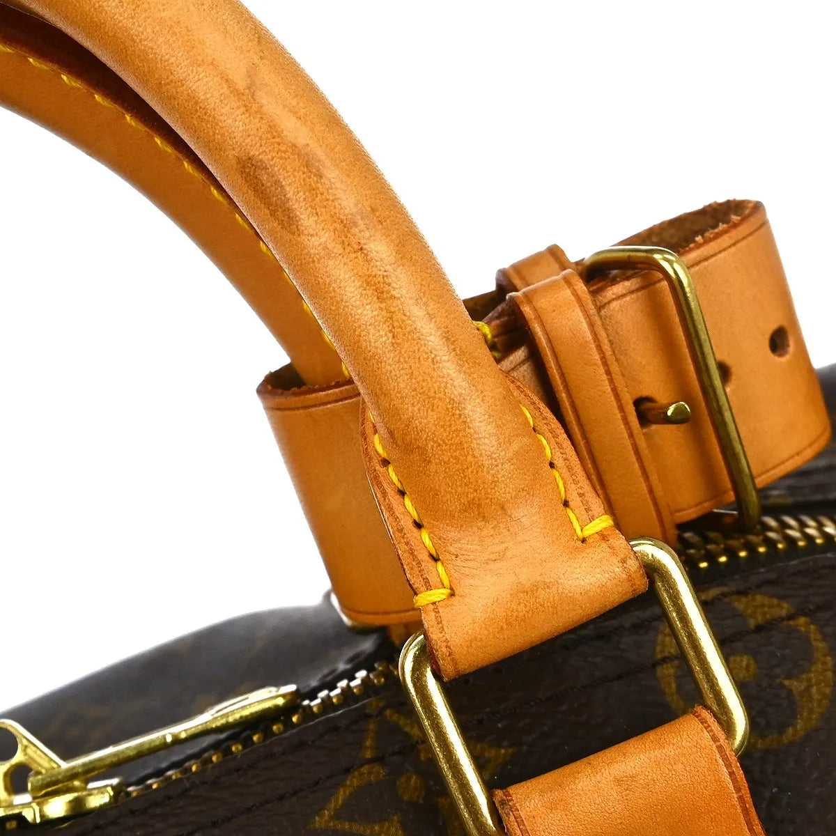 Louis Vuitton Keepall Bag Monogram Canvas Brown Canvas Travel Bag Bag (Pre-Owned)
