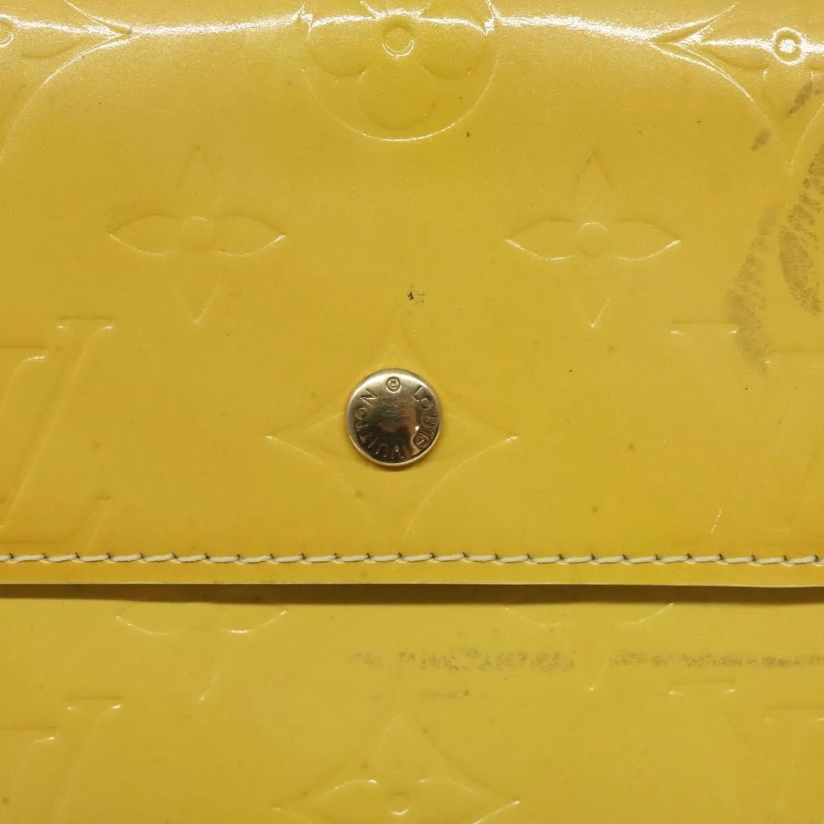 Louis Vuitton Kenmare Shoulder Bag Patent Leather Yellow Patent_Leather Clutche & Pouche Bag (Pre-Owned)