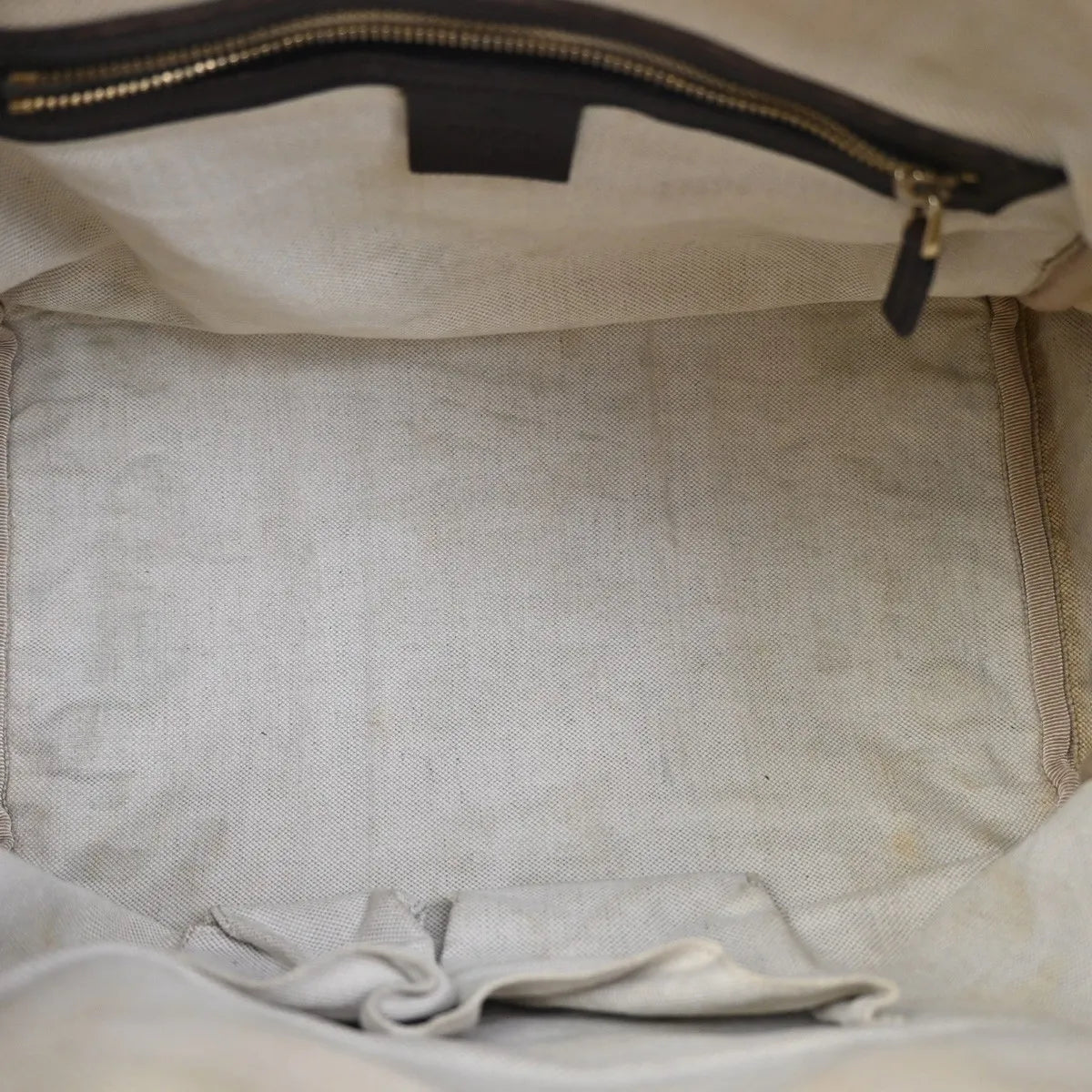 Gucci Vintage Web Boston Gg Canvas Brown Canvas Handbag (Pre-Owned)
