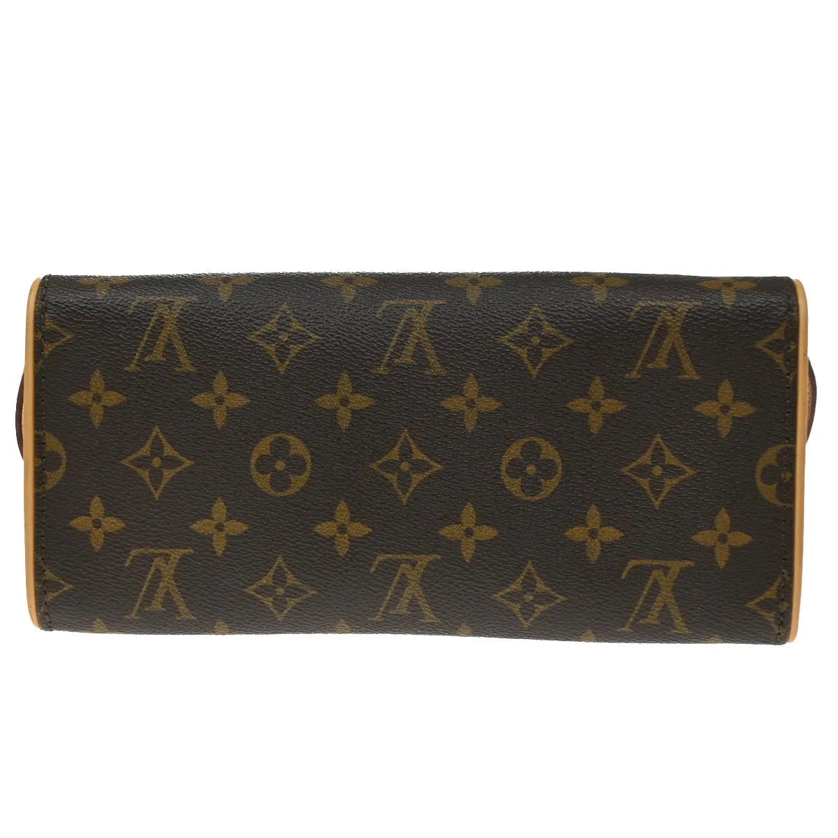 Louis Vuitton Twin Monogram Brown Leather Clutche & Pouche Bag (Pre-Owned)