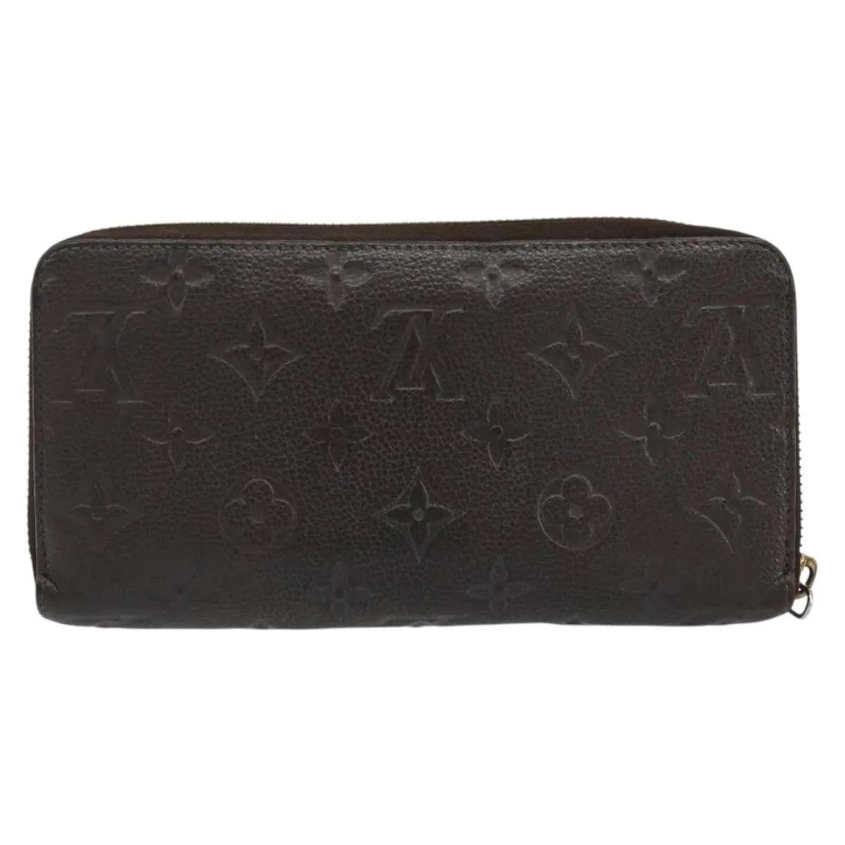 Louis Vuitton Zippy Wallet Nm Leather Empreinte Brown Leather Wallets Accessory (Pre-Owned)