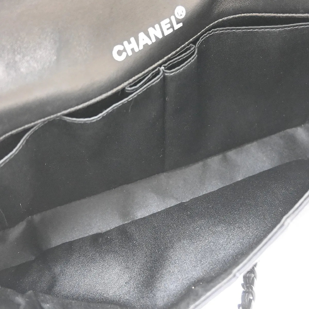 Chanel Travel Line Flap Quilted Nylon Black Nylon Shoulder Bag Bag (Pre-Owned)