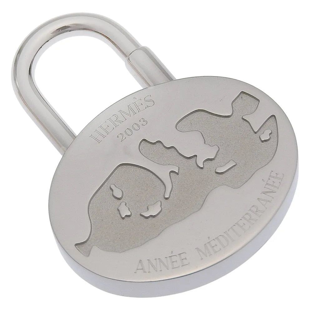 Hermes Annee Mediterranee Cadena Lock Charm Metal Silver Metal Charms And Keychains Accessory (Pre-Owned)