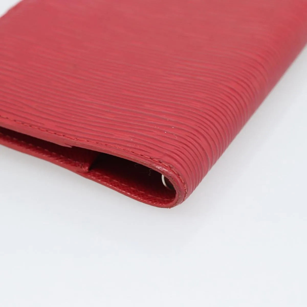 Louis Vuitton Agenda Cover Damier Red Leather Clutche & Pouche Bag (Pre-Owned)