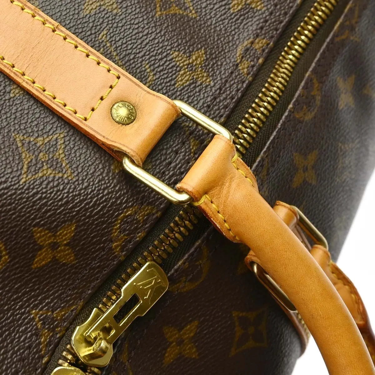 Louis Vuitton Keepall Monogram Canvas Brown Canvas Travel Bag Bag (Pre-Owned)